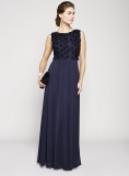 BHS - Navy Rosie Long Bridesmaid Dress