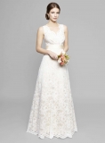 BHS - Ivory Bella Vintage Keyhole Wedding Dress