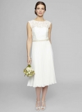 BHS - BHS - Ivory Louisa Lace Pleat Wedding Dress